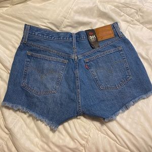 Levi’s 501 high waisted shorts